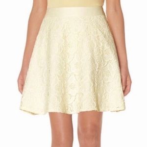 The Limited Cream Lace Skater Skirt Size 12